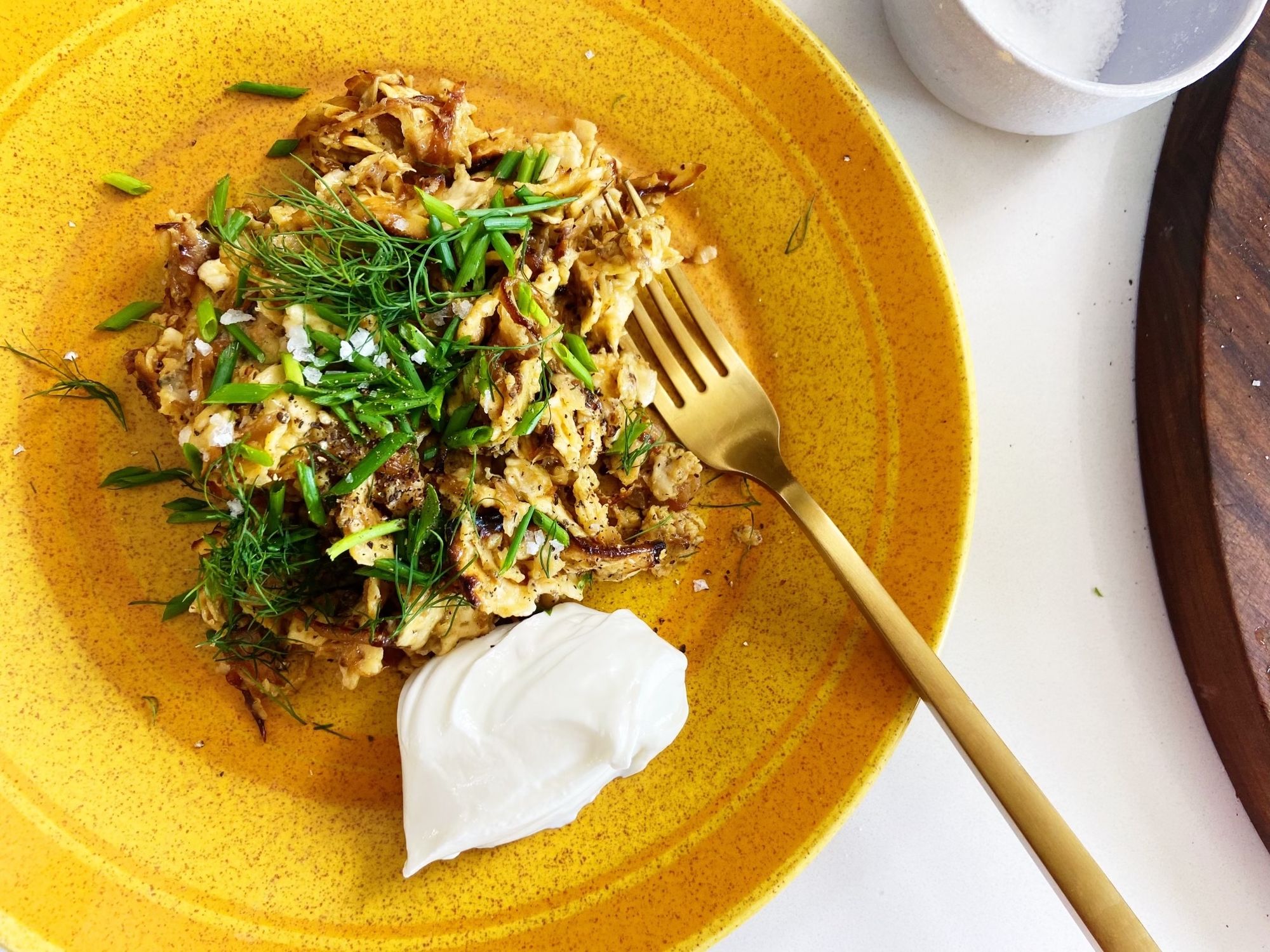 matzo brei, for when you're done with matzo balls