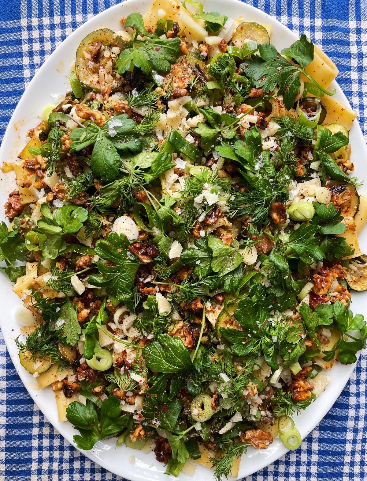 less of a pasta turned into salad and more of a salad made of pasta, you know? 