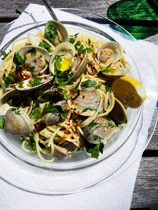 A Clam Pasta Gal in a Shrimp Scampi World